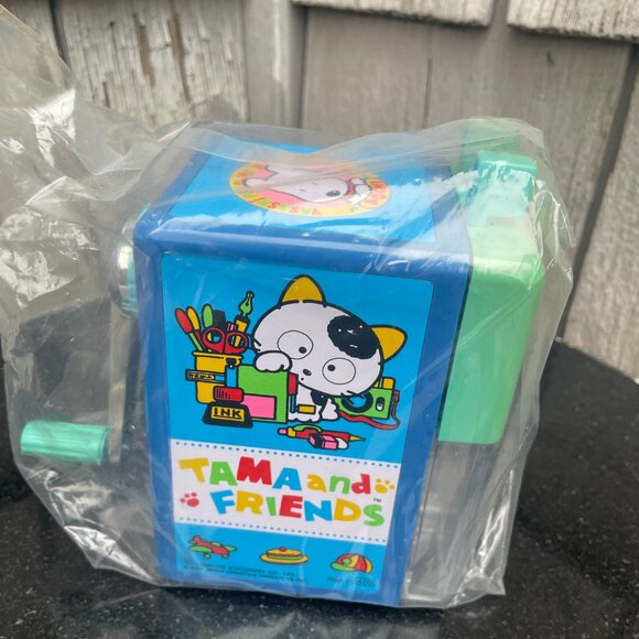 Tama & Friends Pencil Sharpener 1990 Sony Creative Products Pochi New - Picture 5 of 8